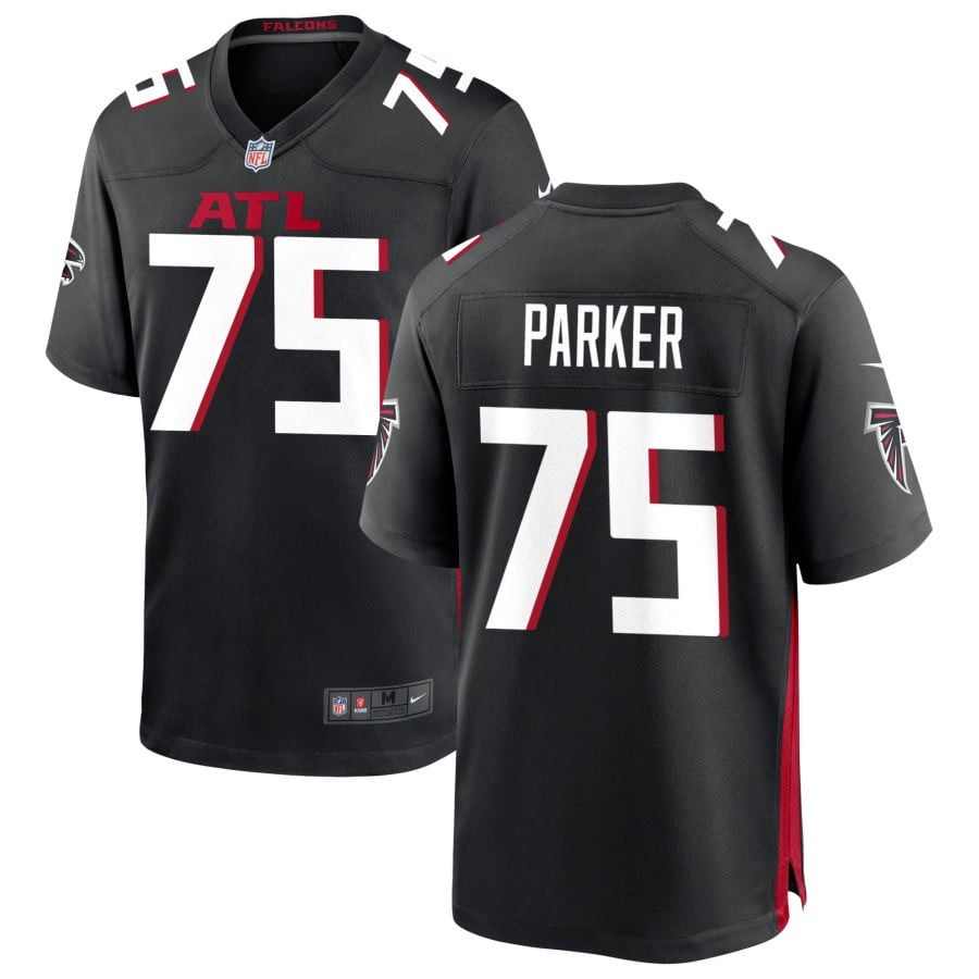 Brandon Parker Atlanta Falcons 2025 Game Jersey - Black