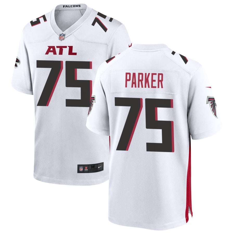 Brandon Parker Atlanta Falcons 2025 Game Jersey - White