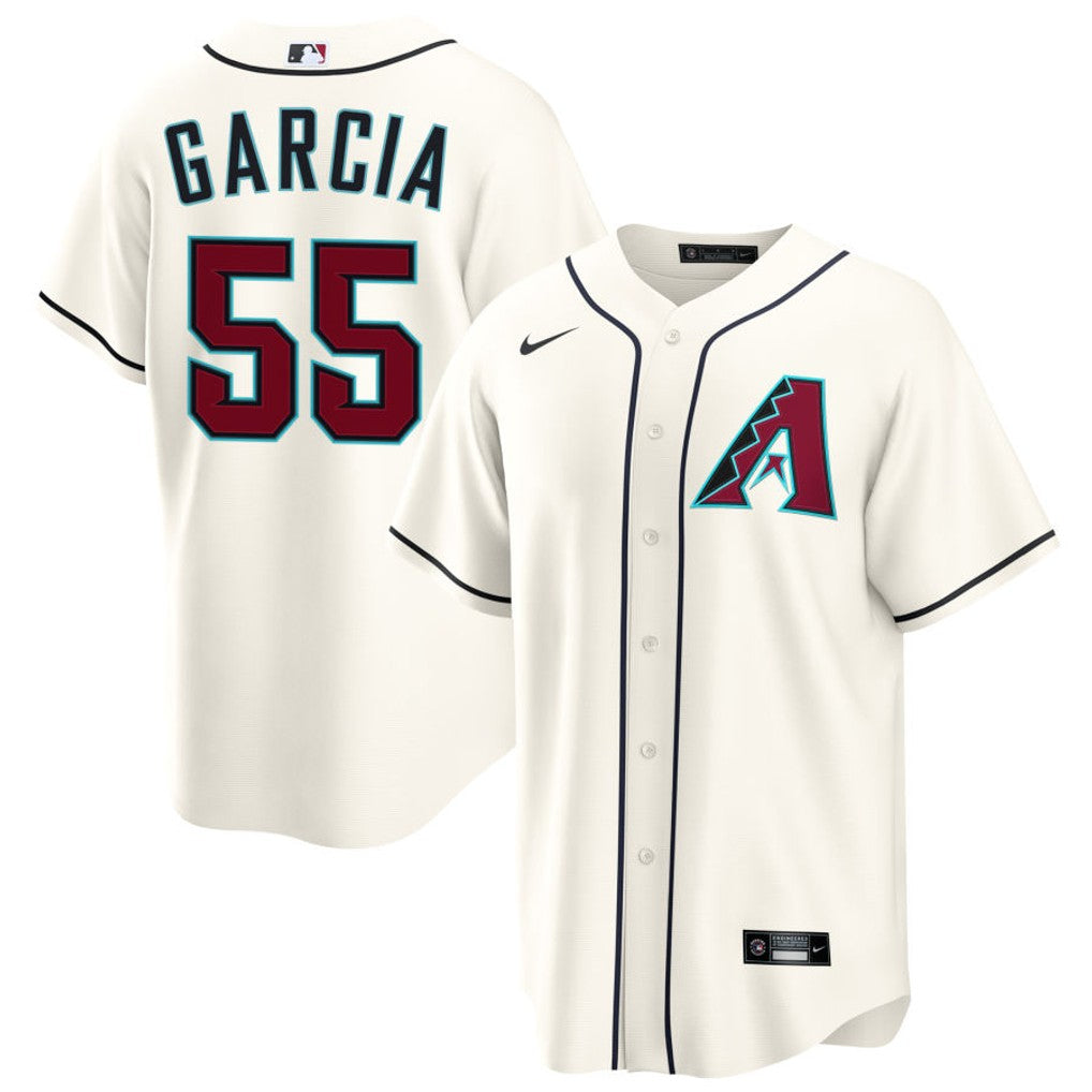 Brandyn Garcia Arizona Diaamondbacks 2026 Home Jersey - Cream