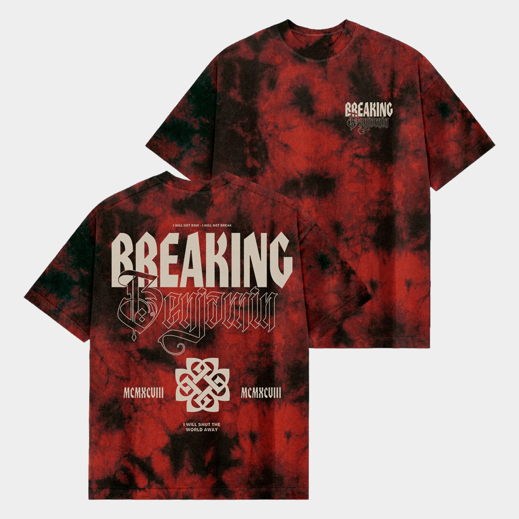 Breaking Benjamin Merch 2026 MCMXCVIII Tie Dye T-Shirt Unique Gifts For Rock Lovers