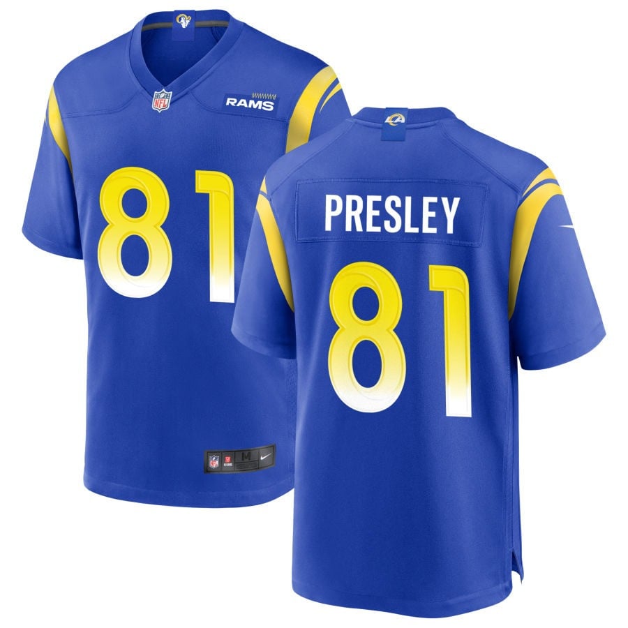Brennan Presley Los Angeles Rams 2025 Game Jersey - Royal