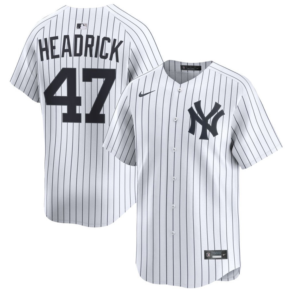 Brent Headrick New York Yankees 2026 Home Limited Jersey - White