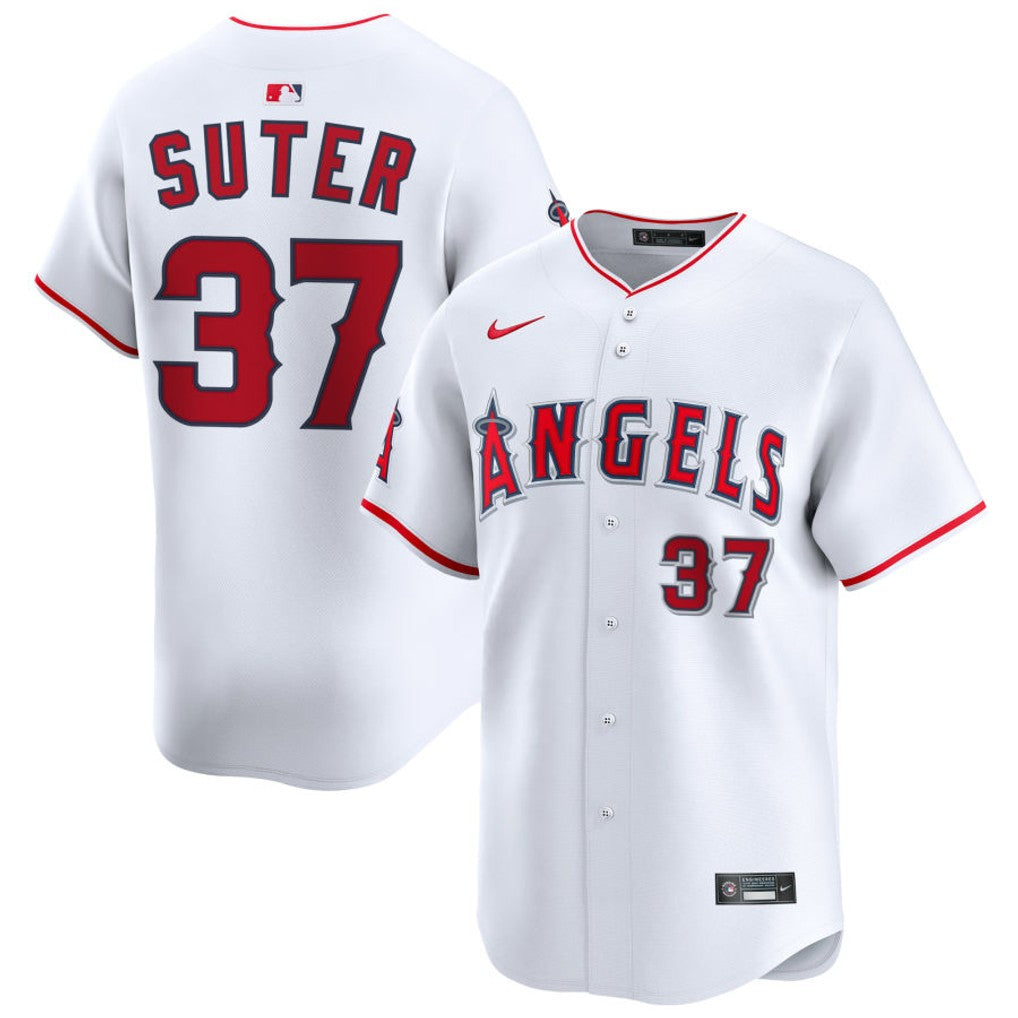 Brent Suter Los Angeles Angels 2026 Home Limited Jersey - White