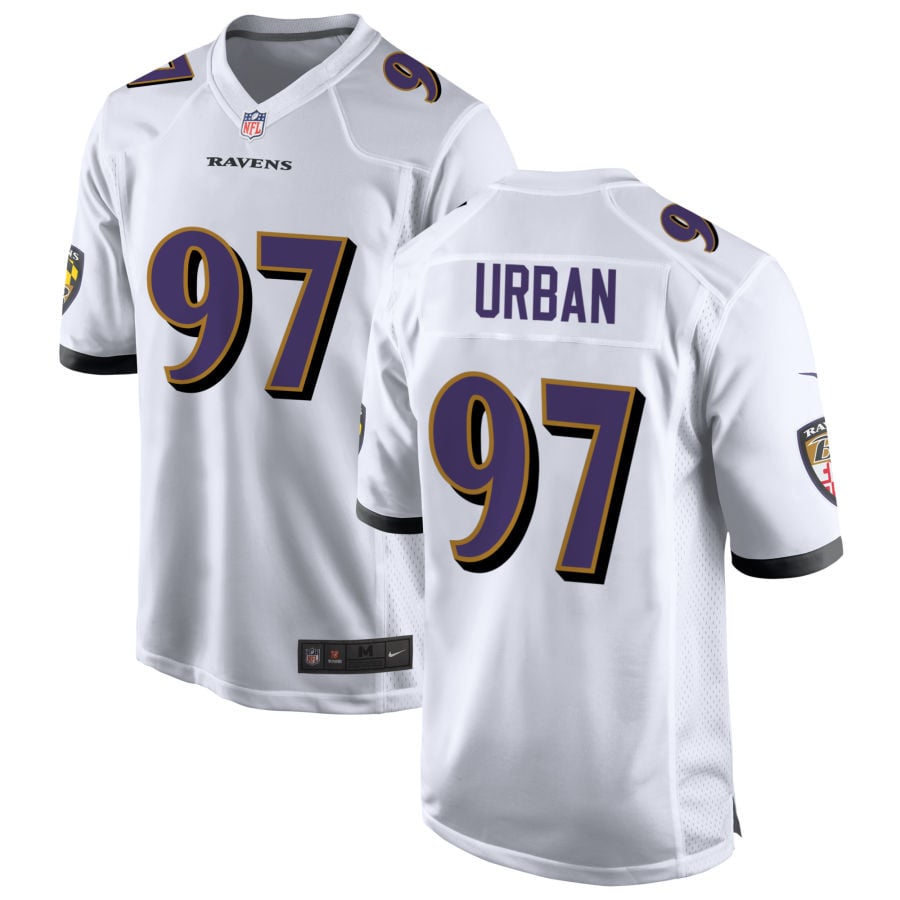 Brent Urban Baltimore Ravens 2025 Game Jersey - White