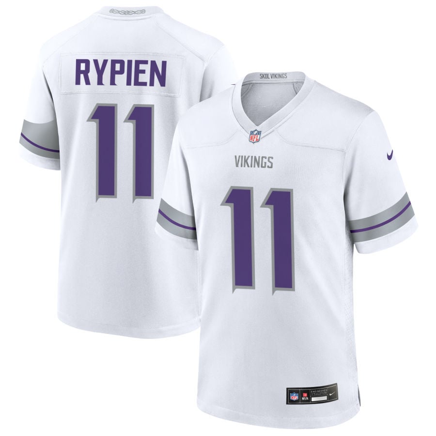 Brett Rypien Minnesota Vikings 2025 Alternate Game Jersey - White