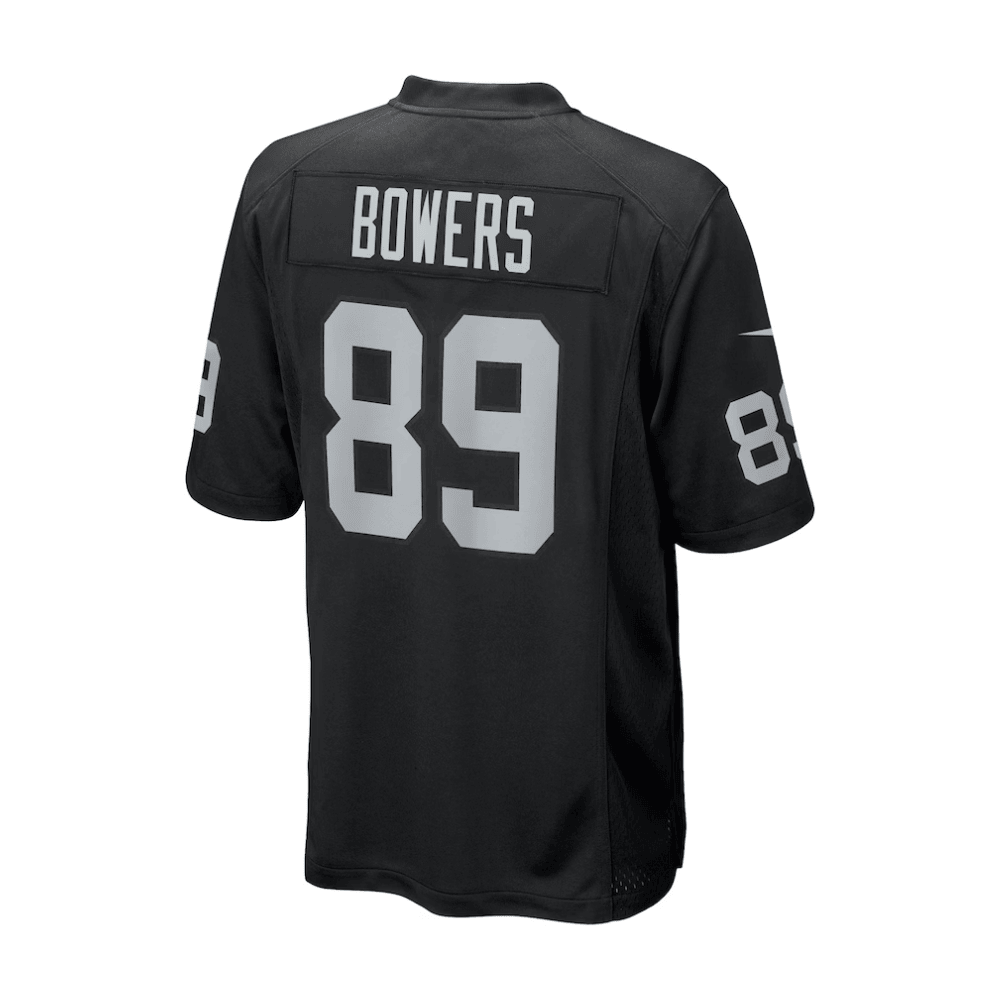 Brock Bowers Las Vegas Raiders 2025 Pro Bowl Patch Game Men Jersey - Black - Image 3