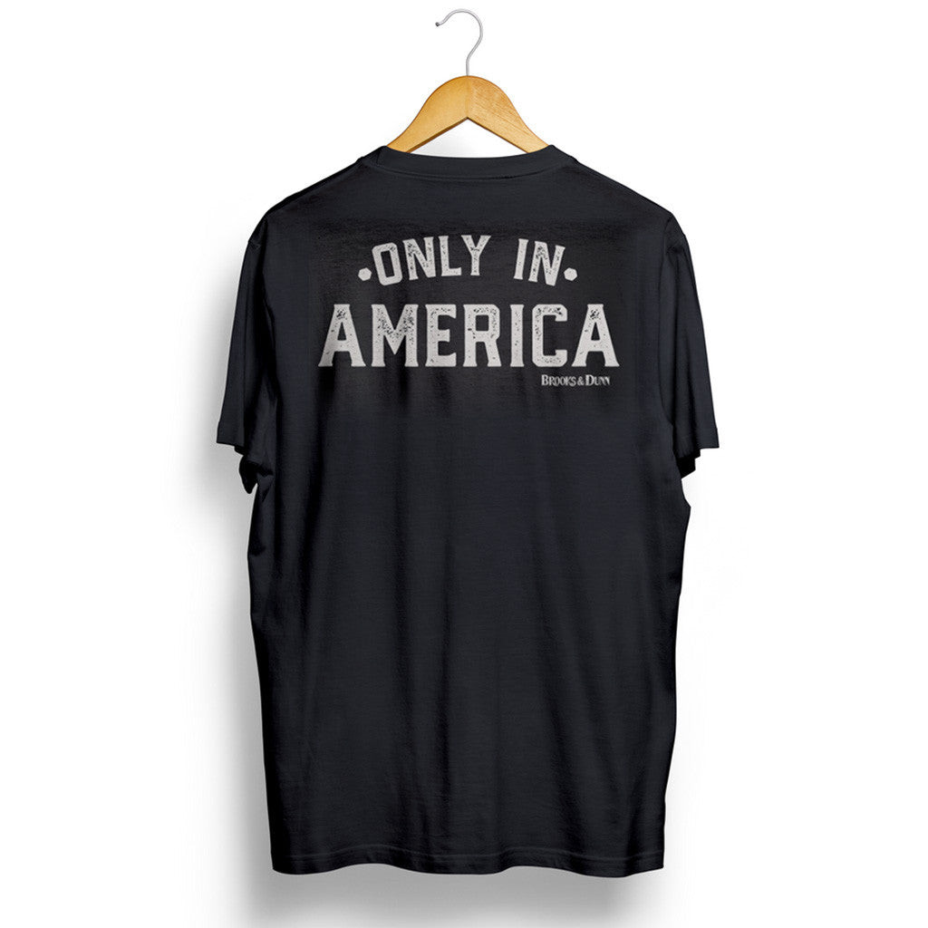 Brooks And Dunn Merch Only in America T-Shirt Gifts For Husband - Image 2