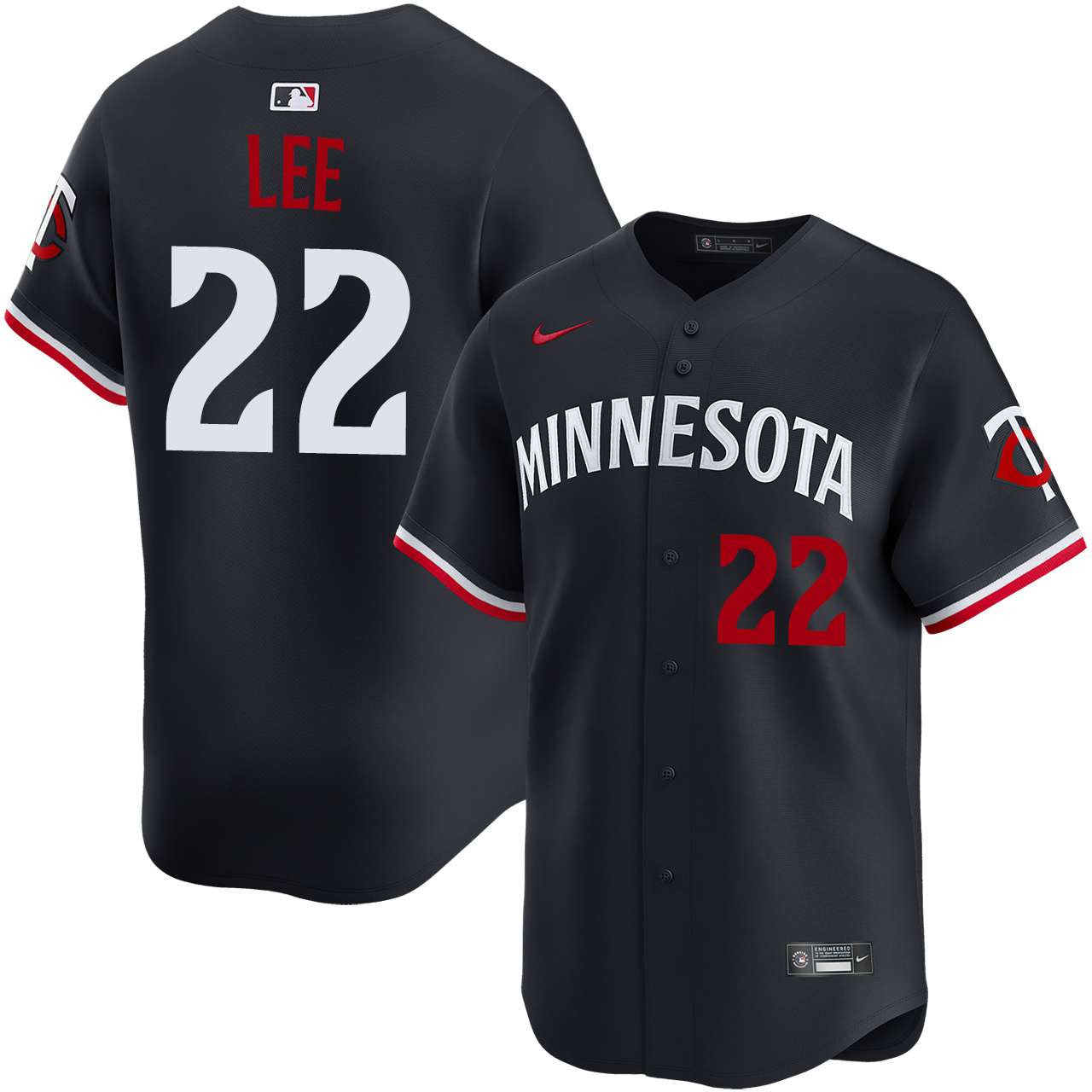 Brooks Lee Minnesota Twins 2026 Alternate Limited Jersey - Navy