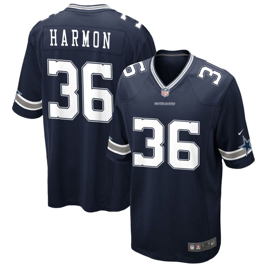 Bruce Harmon Dallas Cowboys 2025 Game Jersey - Navy