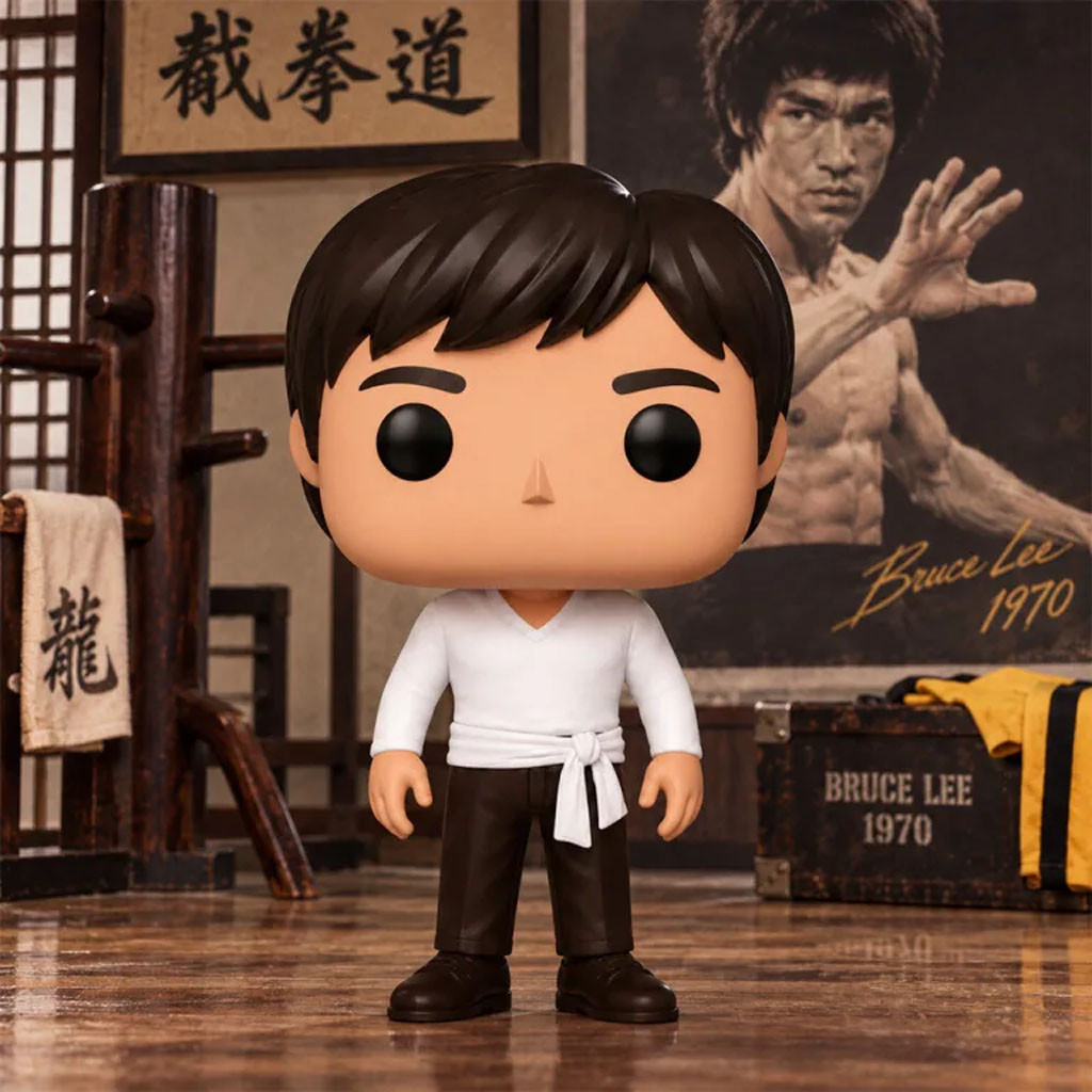 Bruce Lee 1970 Icons Funko Pop 2026 Martial Artist Figure Bruce Lee Merch Gift For Husband