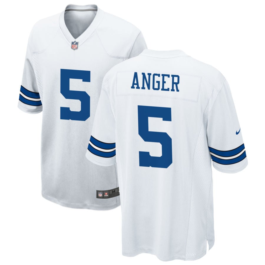 Bryan Anger Dallas Cowboys 2025 Game Jersey - White