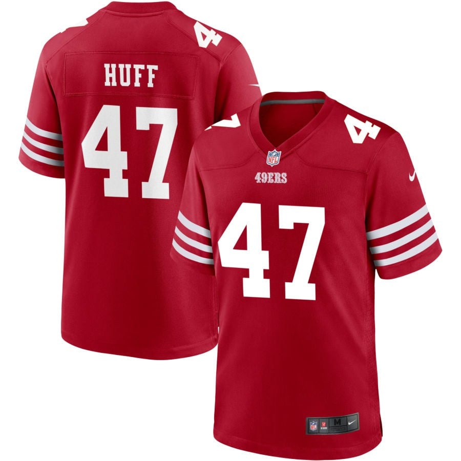 Bryce Huff San Francisco 49ers 2025 Jersey - Scarlet