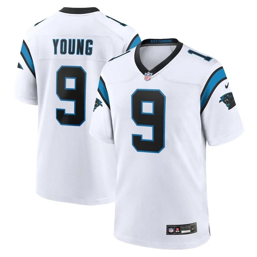 Bryce Young Carolina Panthers 2025 Game Jersey - White