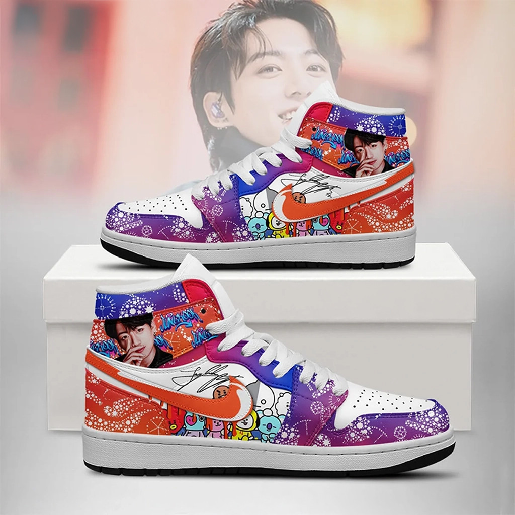 BTS Jungkook Sneakers BT21 Shoes BTS Merch 2026 Kpop Fan Best Gift For Army