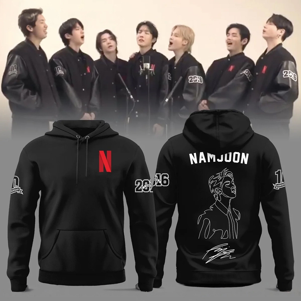BTS Namjoon Signature Hoodie BTS Merch Arirang Tour 2026 Kpop Merch Best Gift For Army