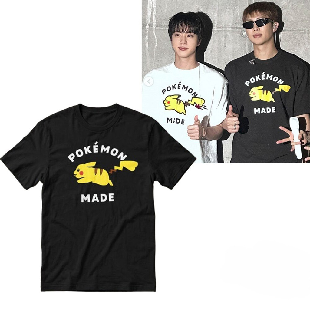 BTS Pokemon Made Pikachu T-Shirt BTS World Tour Arirang Merch Gift For Army Kpop Fans