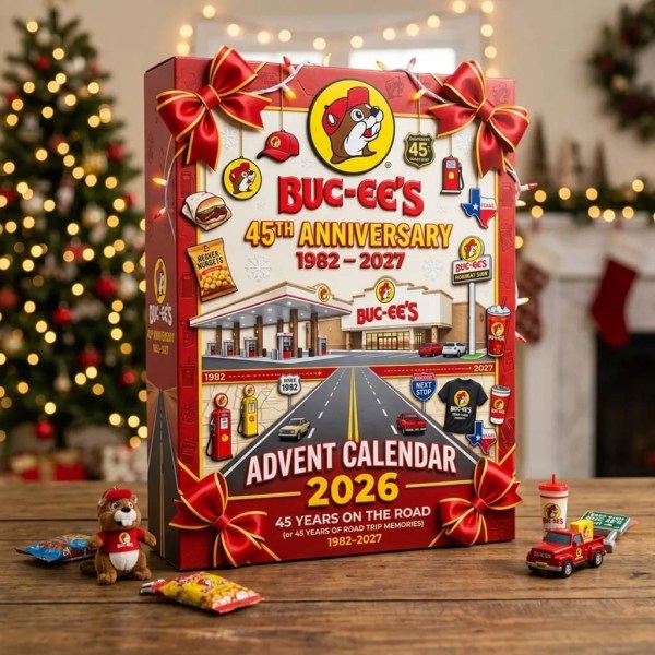 Buc Ee's 45th Anniversary Advent Calendar 45 Years On The Road Christmas Ornament Buc Ee's Merch - Image 2