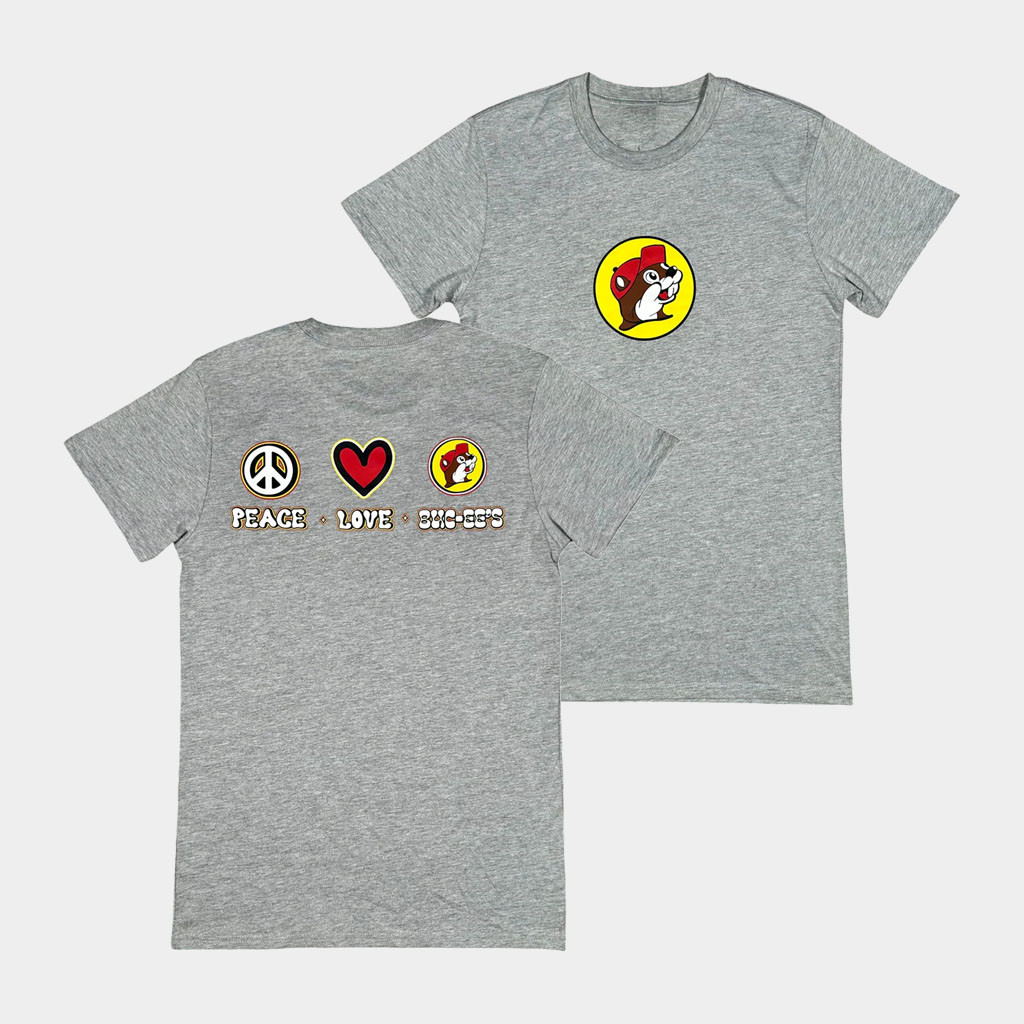 Buc Ee's Merch 2026 Peace Love Buc Ee's T-Shirt Unique Gift For Brothers