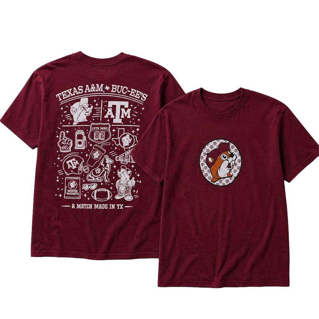 Buc-ee's Texas A&M A Match Made In TX Shirt Texas A&M Aggies Merch Gifts For Friends