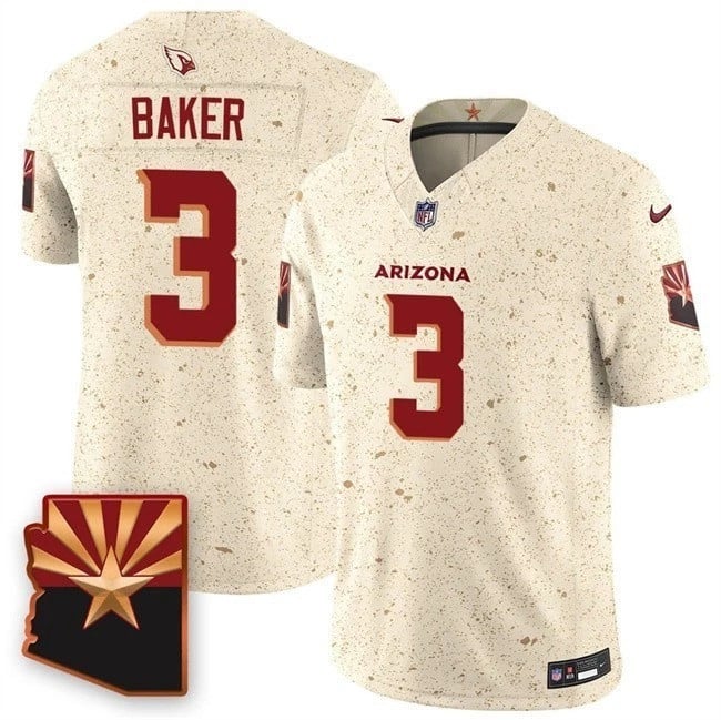 Budda Baker Arizona Cardinals 2025 ï¿½ï¿½ï¿½Rivalriesï¿½ï¿½ï¿½ Limited Jersey - Beige