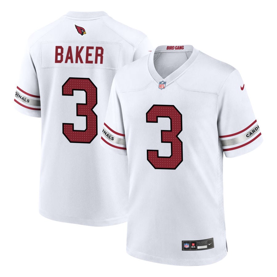 Budda Baker Arizona Cardinals 2025 Game Jersey - White