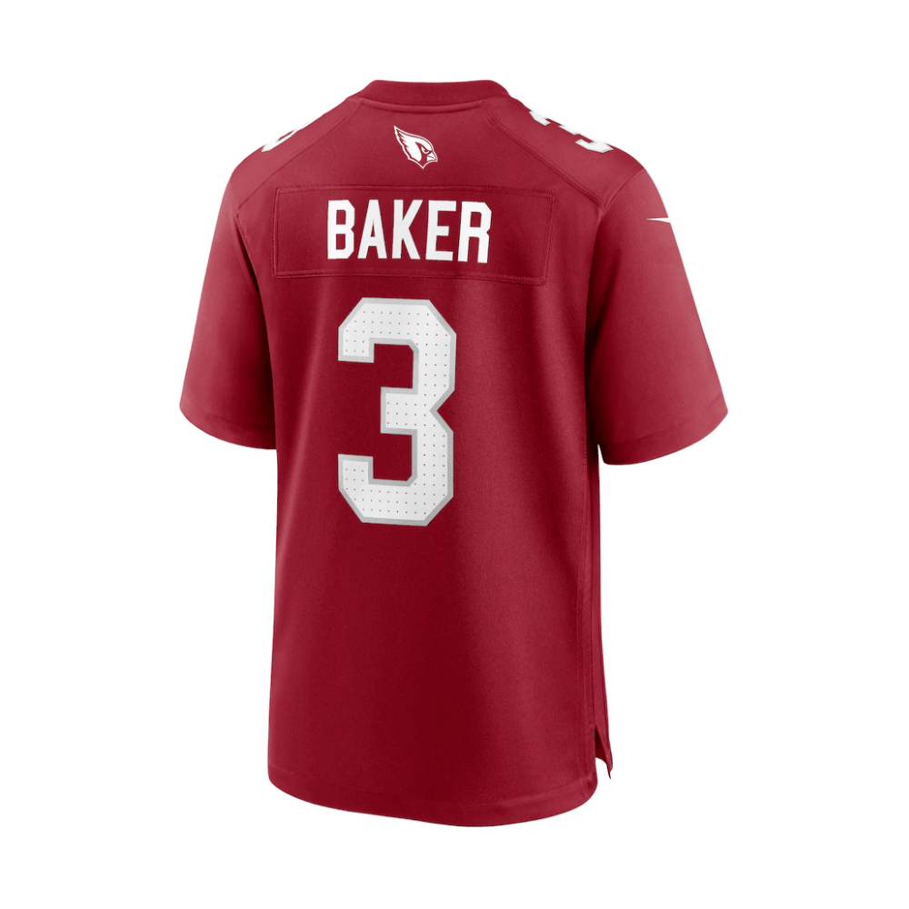 Budda Baker Arizona Cardinals 2025 Pro Bowl Patch Game Men Jersey - Cardinal - Image 3