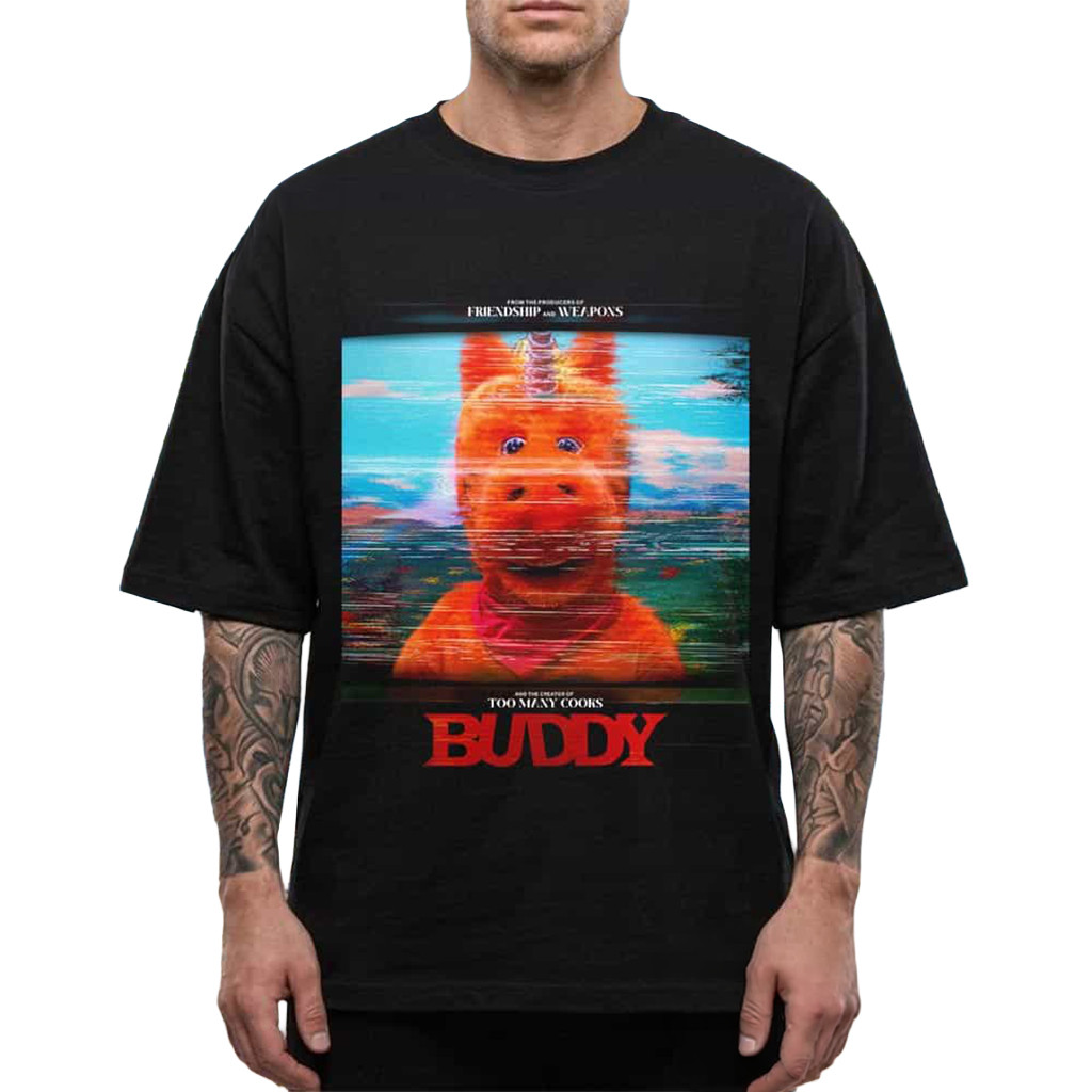 Buddy The Unicorn 2026 Only In Theaters August 28 2026 T-Shirt Buddy The Unicorn Merch Horror Gear