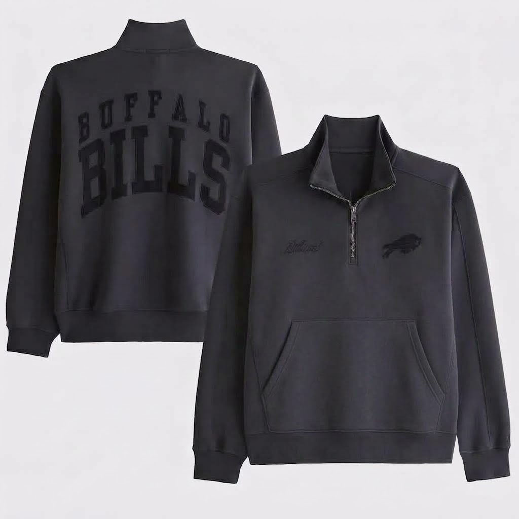 Buffalo Bills Football Billieve Half-Zip Sweatshirt Bills Merch Unique Gifts For Football Lovers