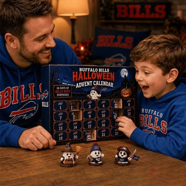 Buffalo Bills Football Halloween 2026 Advent Calendar 24 Days Countdown Box Buffalo Bills Merch - Image 2