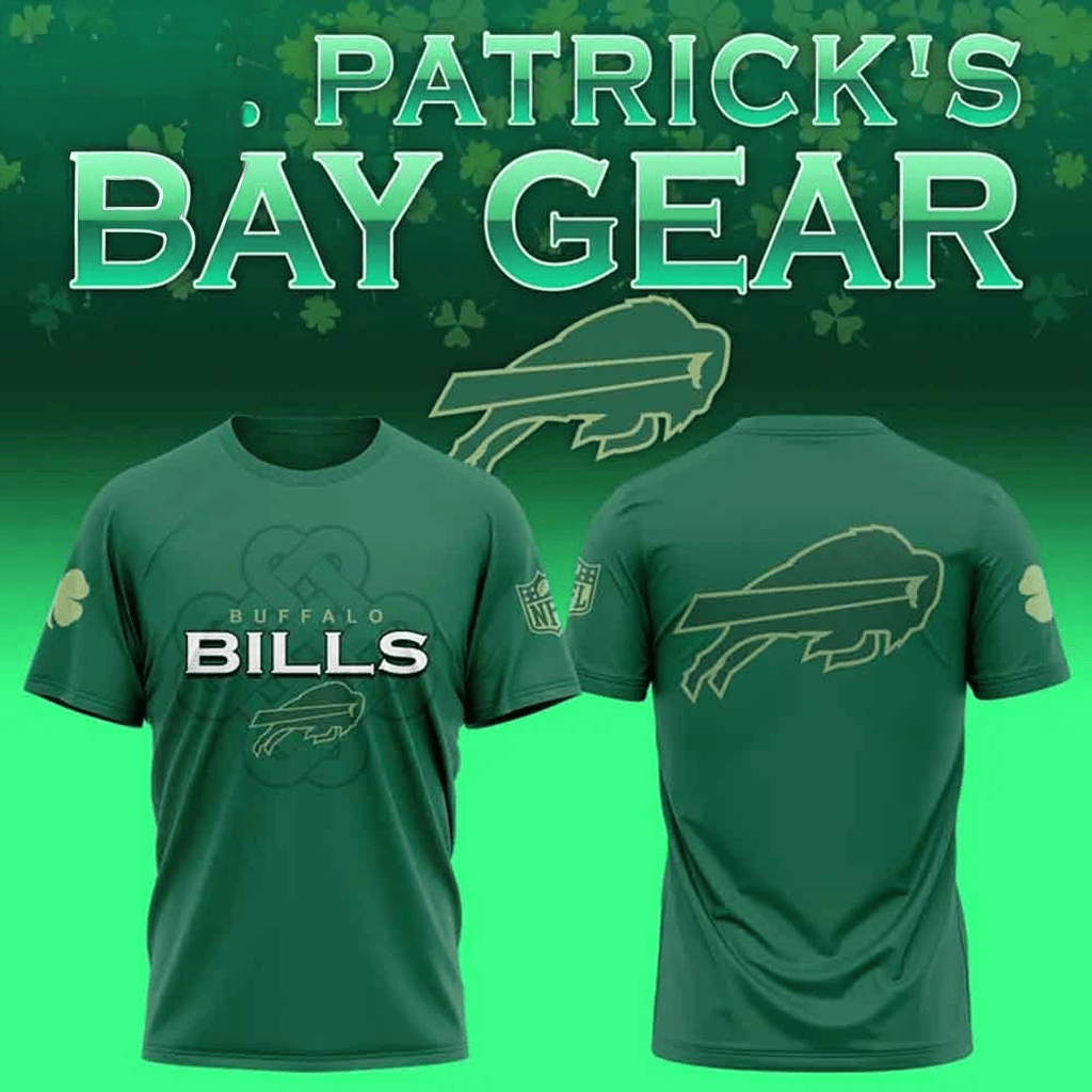 Buffalo Bills Green Celtic Lucky Shirt Buffalo Bills Merch Gifts Ideas For Dad