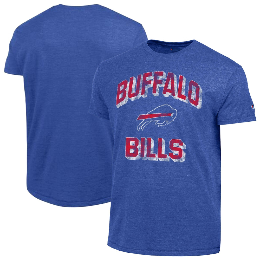 Buffalo Bills Merch - Men's Champion Royal Ultimate T-Shirt - Football Fan Present Ideas