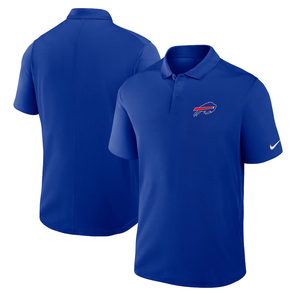 Buffalo Bills Merch - Men's Royal Dri-FIT Victory Polo - Football Gifts For Men
