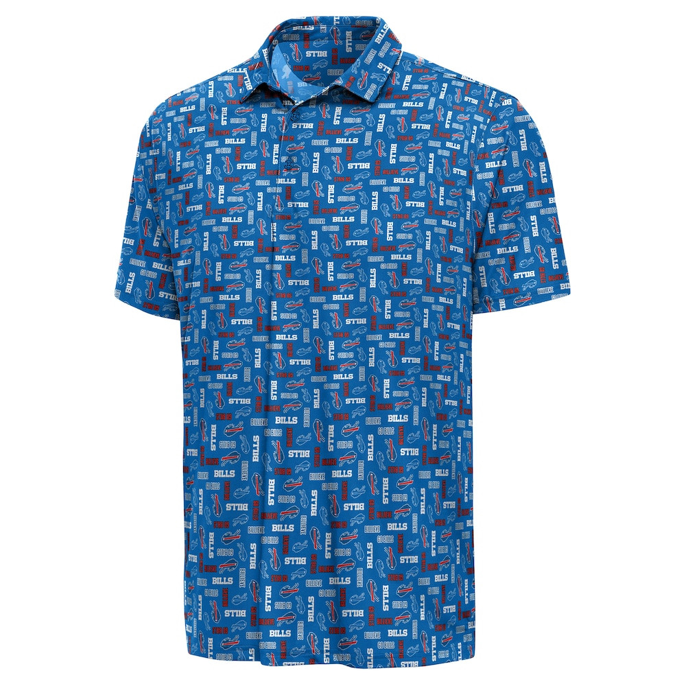 Buffalo Bills Merch - Men's Royal Season Tickets Polo - Antigua - Best Football Gifts For Adults