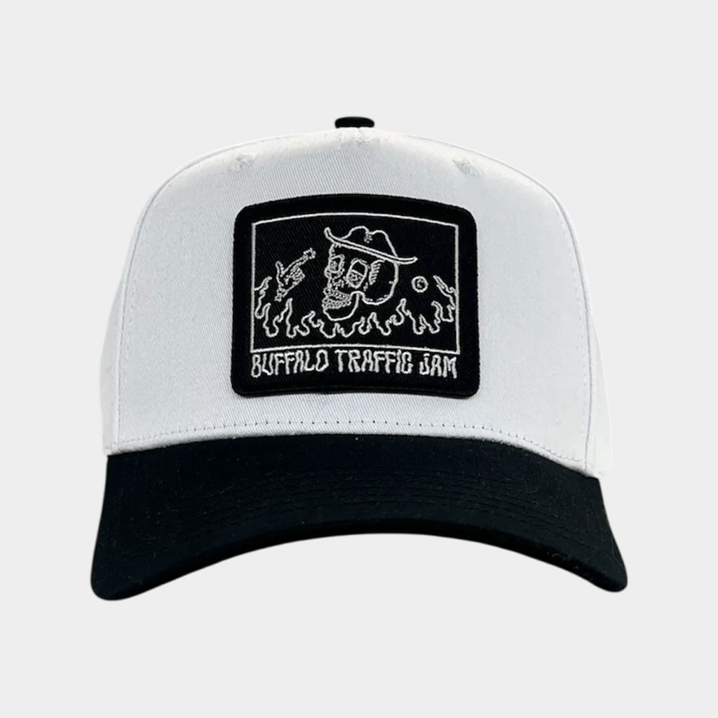 Buffalo Traffic Jam Merch 2026 Buffalo Traffic Jam White And Black Hat Gift For Folk Fans