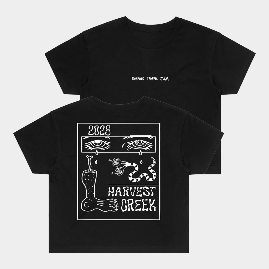 Buffalo Traffic Jam Merch 2026 Pictures of You Tour Crop Top Music Lover Gift For Women