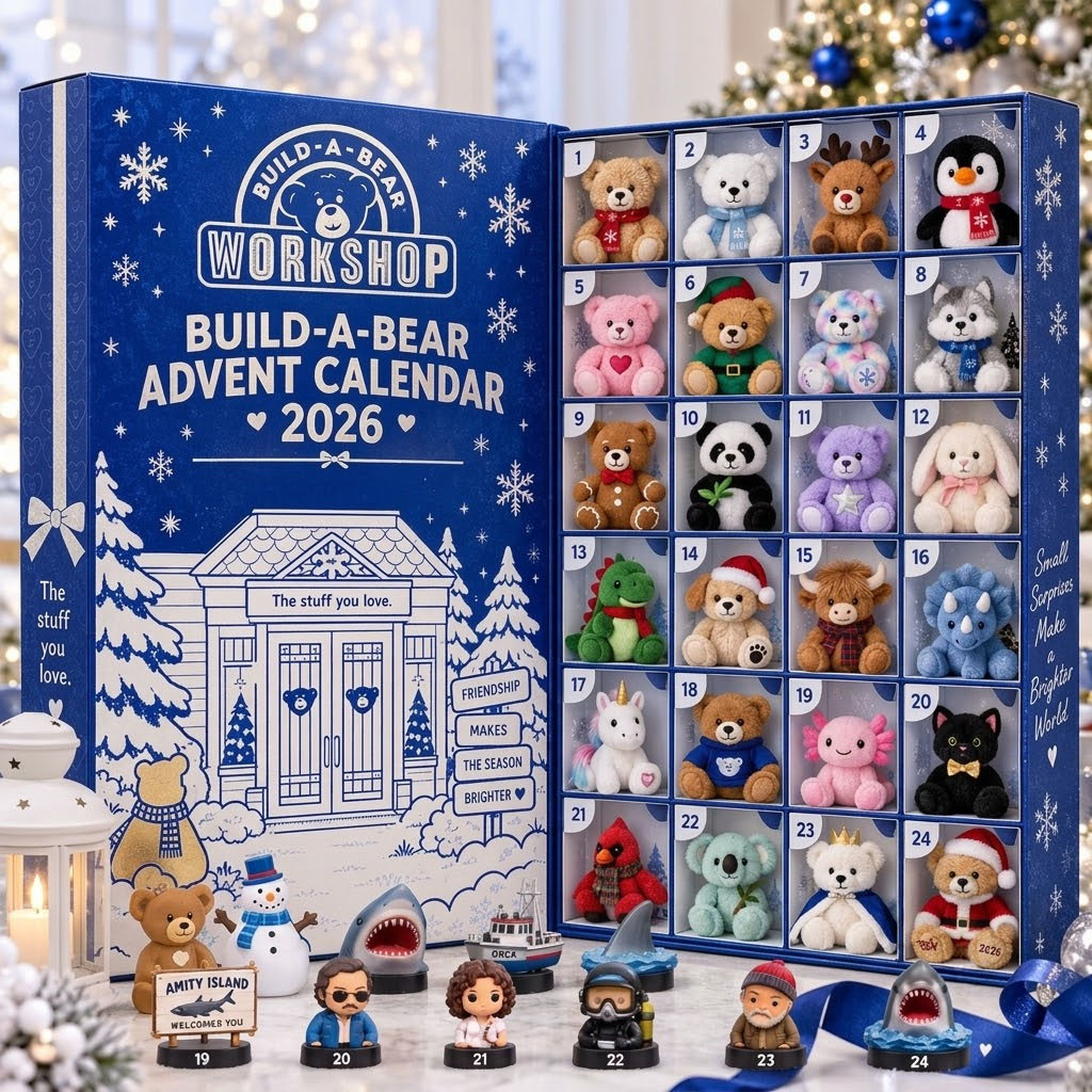 Build A Bear Advent Calendar 2026 Christmas Tree Ornaments Xmas Gift For Fans