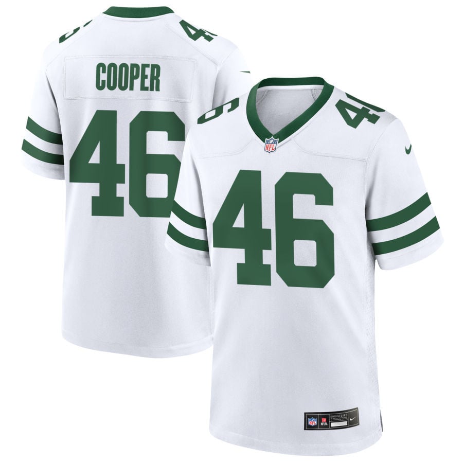 Bump Cooper New York Jets 2025 Game Jersey - Legacy White