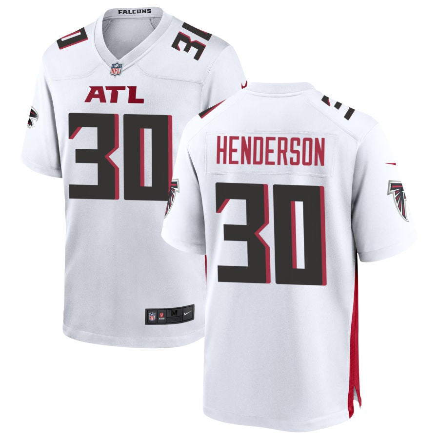 C.J. Henderson Atlanta Falcons 2025 Game Jersey - White