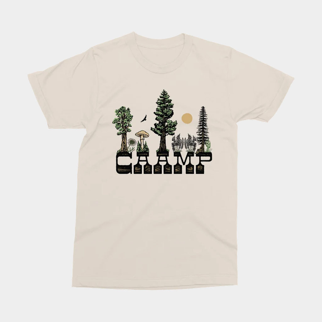 Caamp Merch 2026 Tree T-Shirt Caamp Band Shirt Gift Ideas For Music Lovers