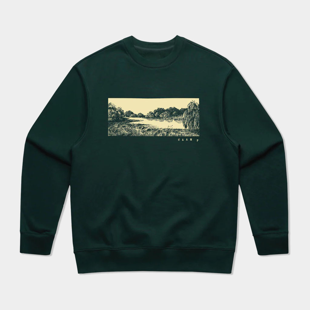 Caamp Merch Lake Sketch Crewneck Caamp Sweatshirt Best Gifts For Music Lovers