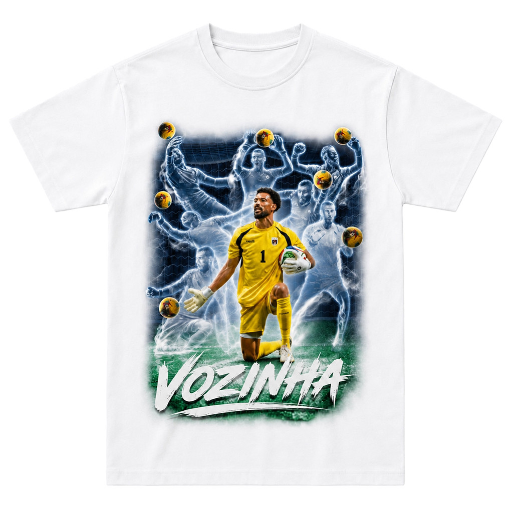 Cabo Verde Merch World Cup 2026 Vozinha Goleiro Cabo Verde T-Shirt Goalkeeper Vozinha Merch