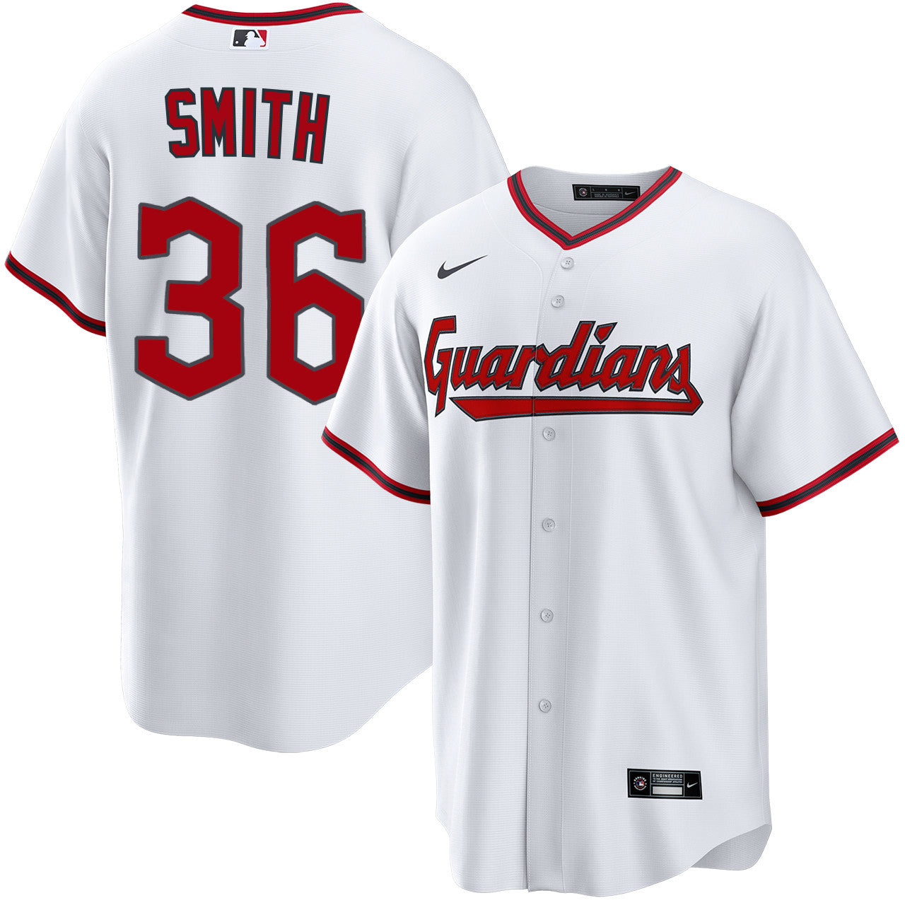 Cade Smith Cleveland Guardians 2026 Home Jersey - White