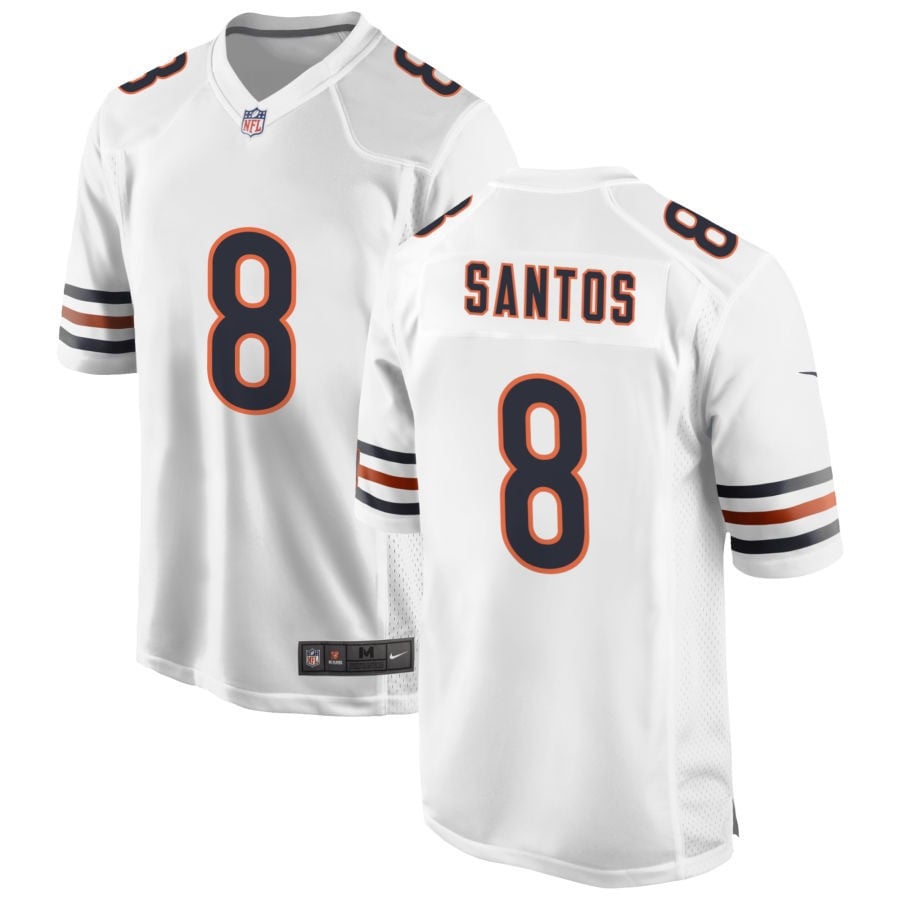 Cairo Santos Chicago Bears 2025 Game Jersey - White