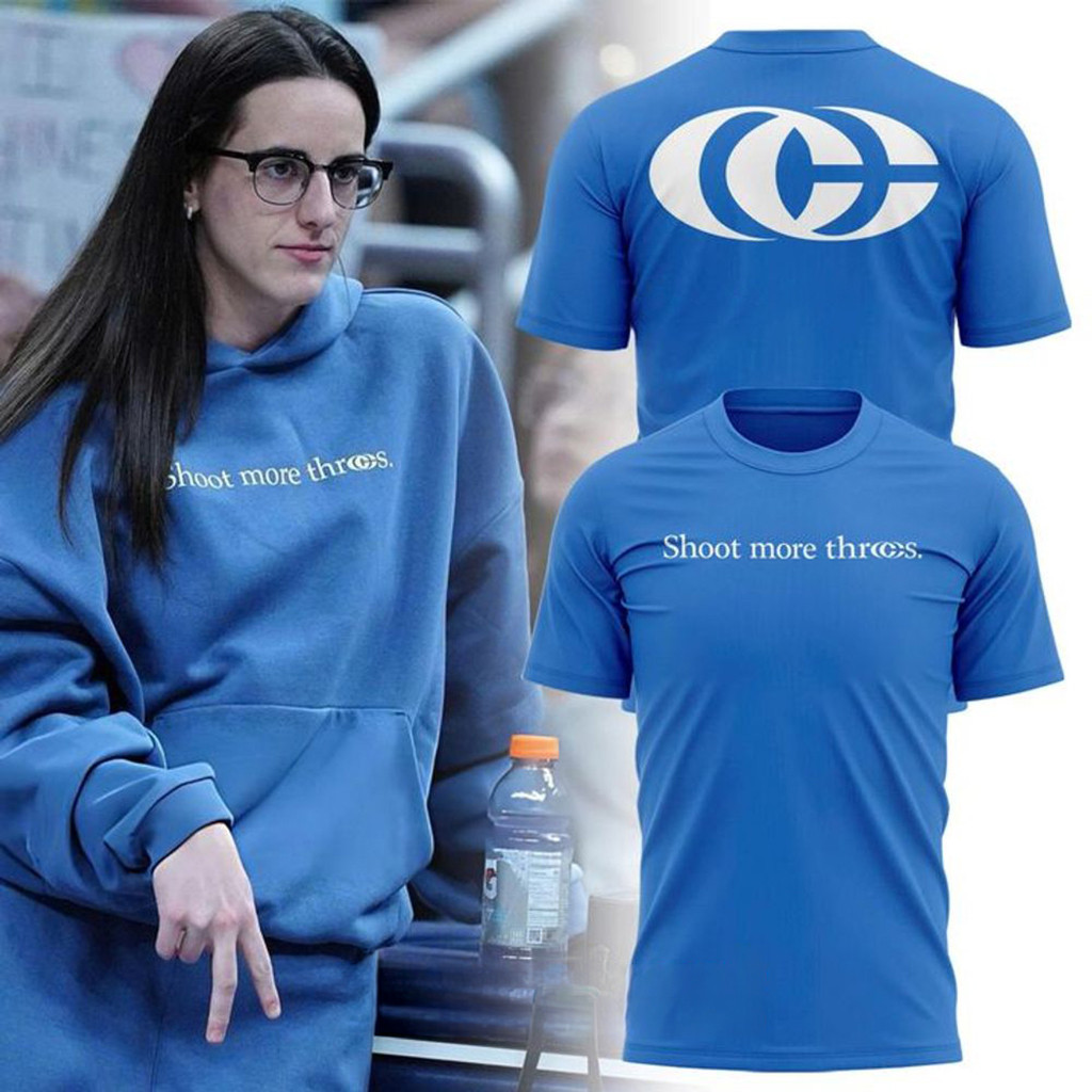 Caitlin Clark Shoot More Threes 2026 T-Shirt Indiana Fever Caitlin Clark Merch Gift For Fans