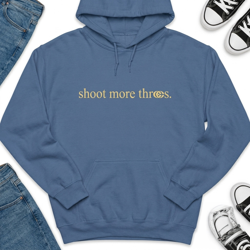 Caitlin Clark Shoot More Threes Hoodie Basketball Quote Hoodie Caitlin Clark Merch 2026