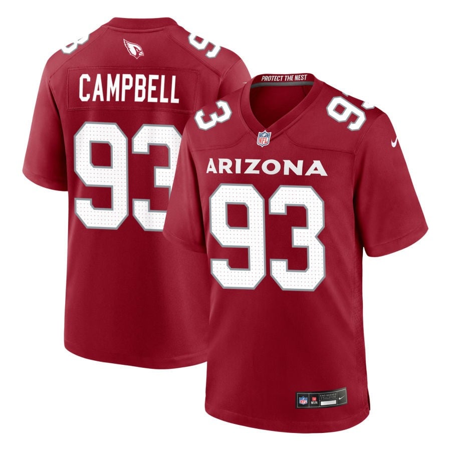 Calais Campbell Arizona Cardinals 2025 Game Jersey - Cardinal