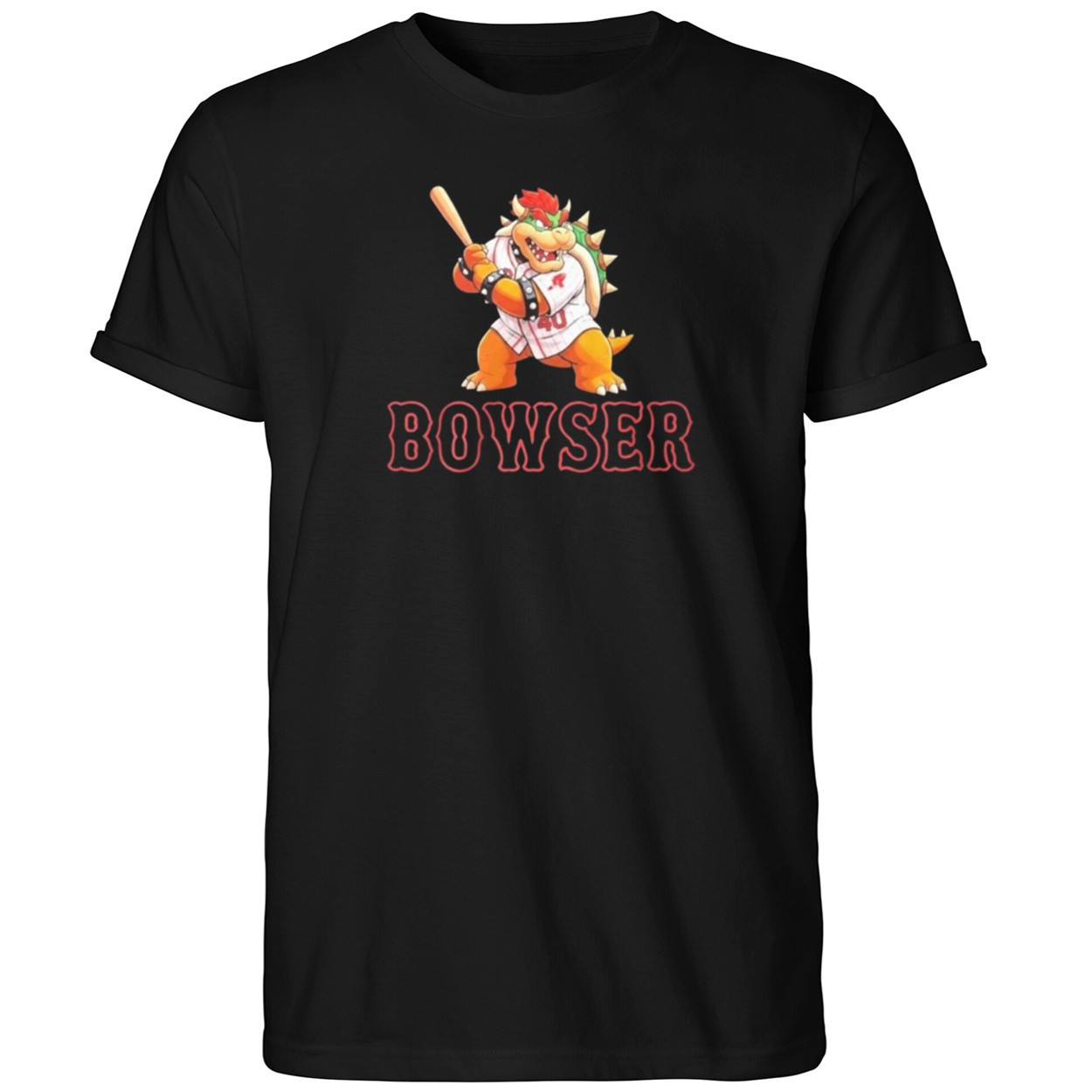 Caleb Durbin with Bowser baseball Shirt