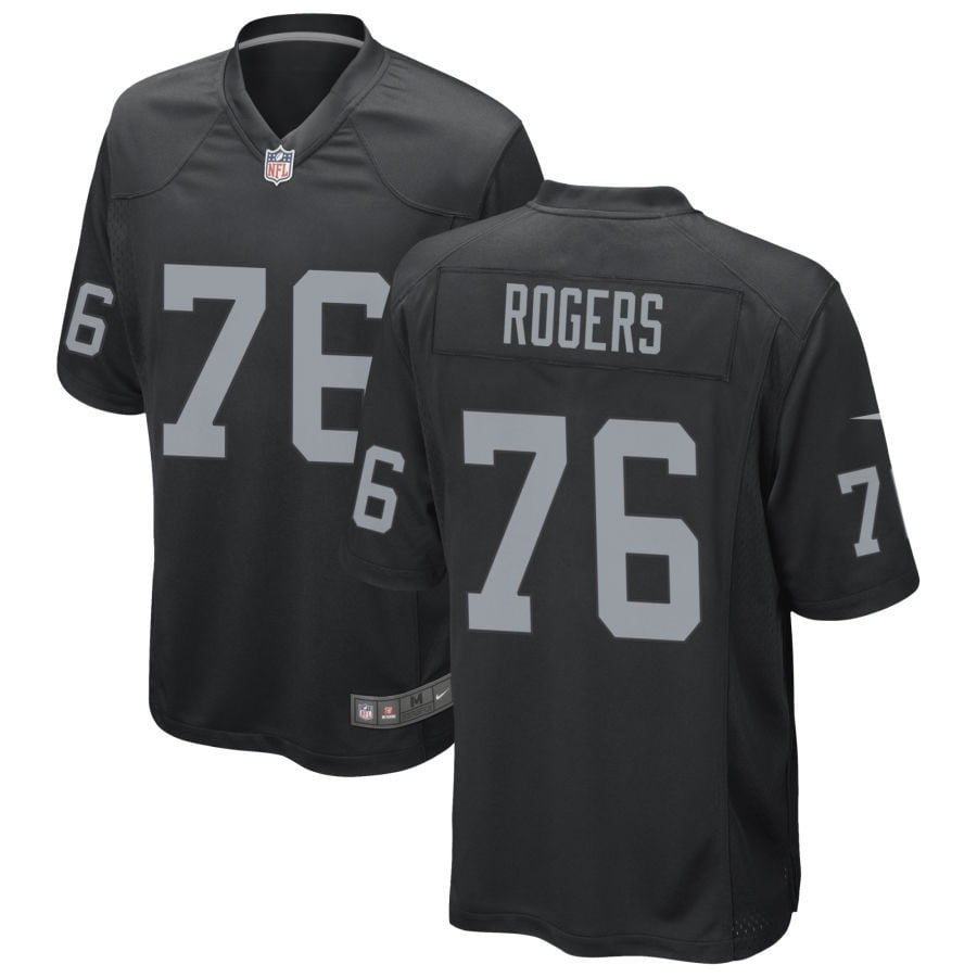 Caleb Rogers Las Vegas Raiders 2025 Game Jersey - Black