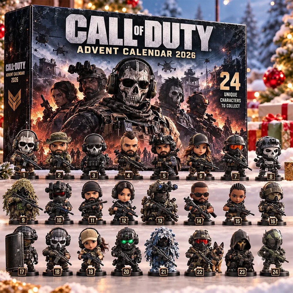 Call Of Duty Advent Calendar 2026 Gaming Christmas Ornaments Call Of Duty Merch Gift For Son