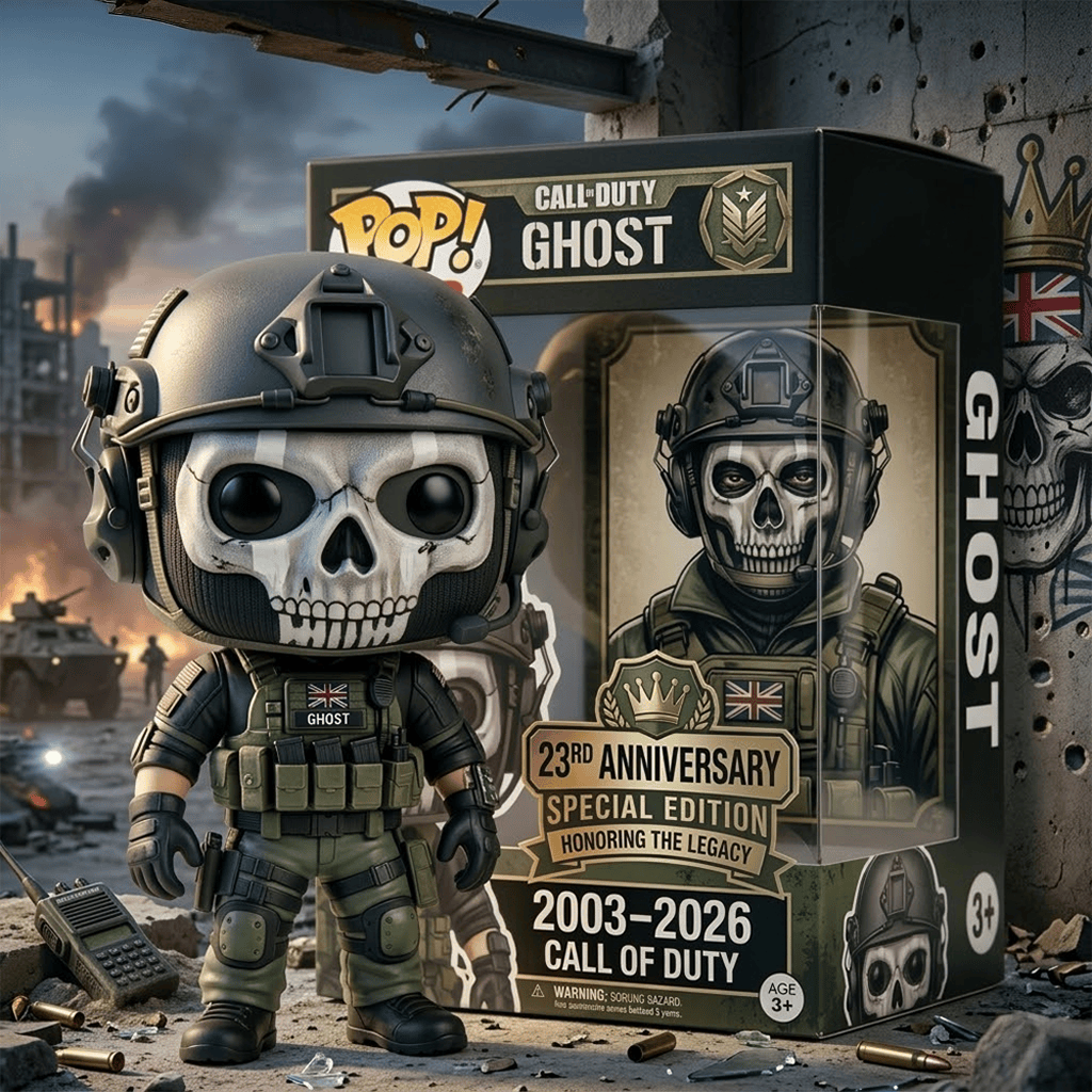 Call Of Duty Ghost 23Rd Anniversary Edition Pop Doll Figure 2026 Father's Day Presents